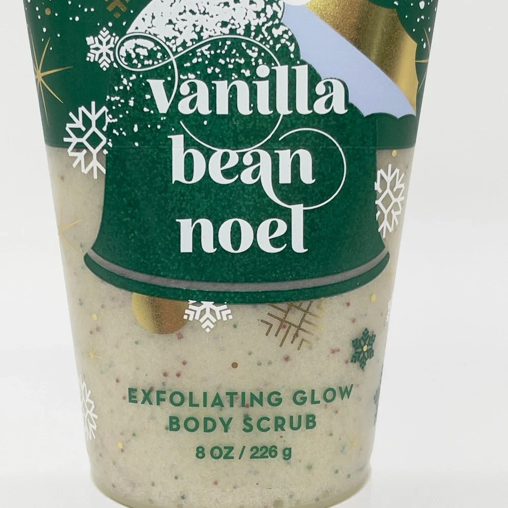 Bath Body Works Vanilla Bean Noel Exfoliating Glow Body Scrub Unisex 8oz Holiday